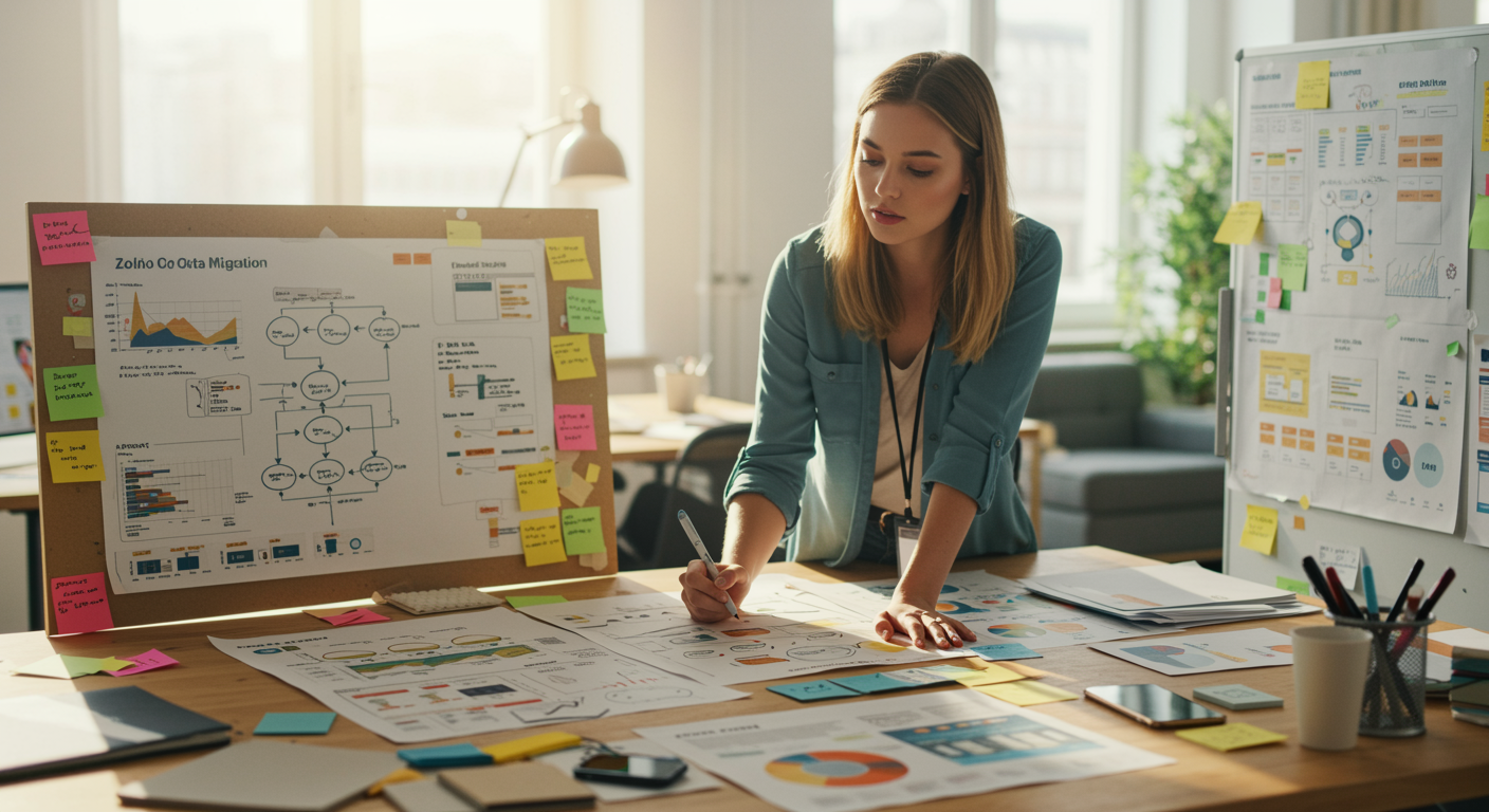 Du betrachtest gerade HubSpot zu Zoho CRM migrieren: DataPrep, Analytics, Writer Tutorial für saubere Vertriebsdaten