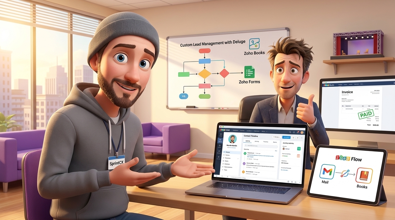 Du betrachtest gerade Tutorial: Custom Lead-Management in Zoho CRM mit Deluge und Zoho Flow