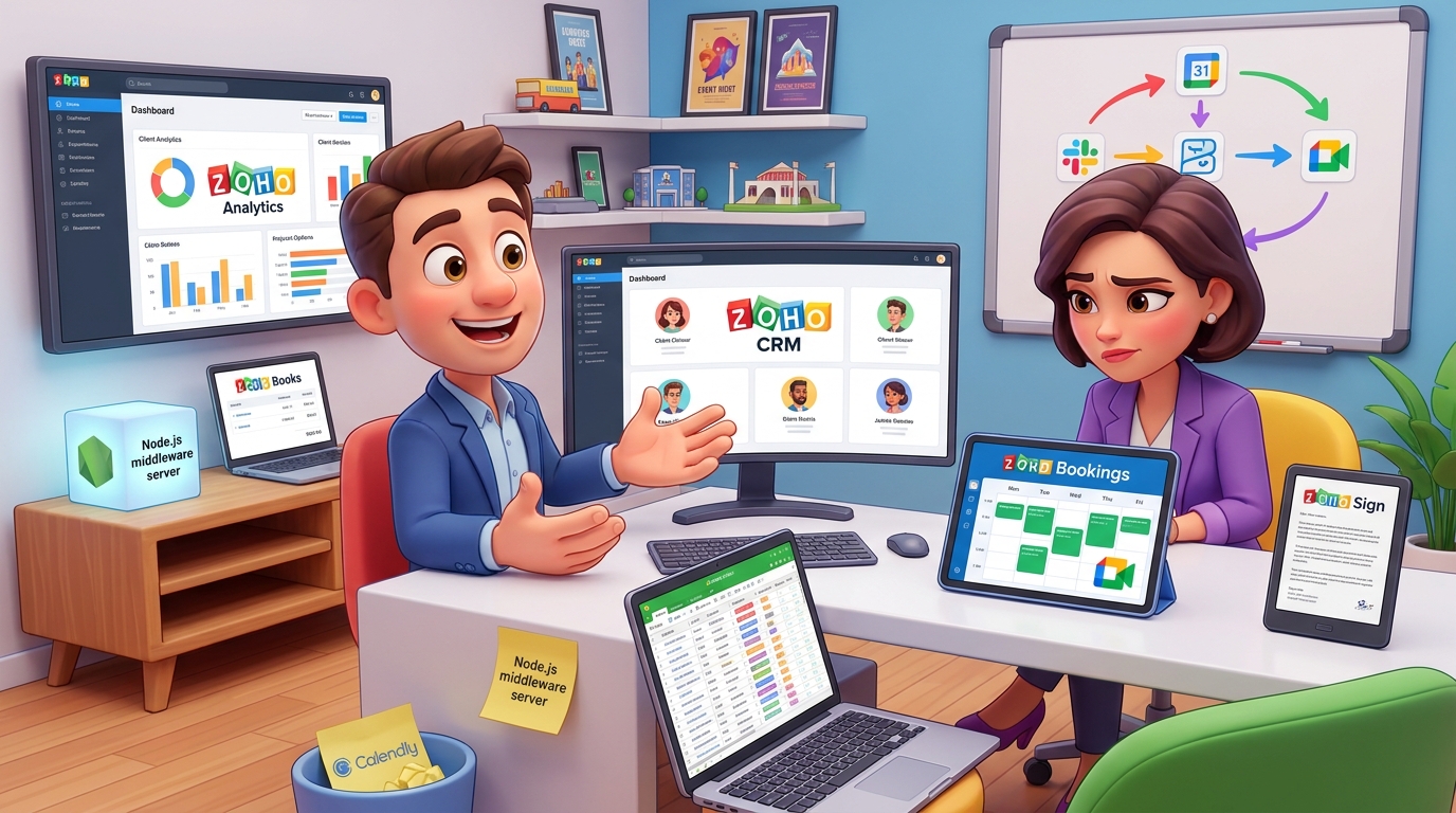 Du betrachtest gerade Zoho CRM, Bookings und KI-API: Tutorial für Eventmanagement-Prozesse