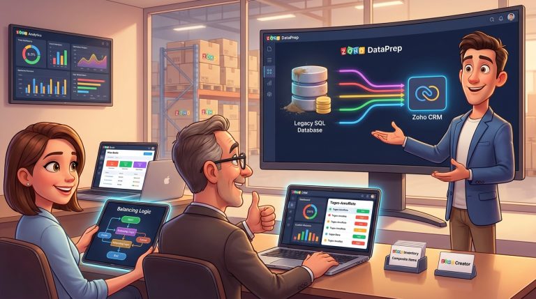 Mehr über den Artikel erfahren Tutorial: Vertriebs-Lead-Balancing mit Zoho CRM, DataPrep, Deluge und Analytics