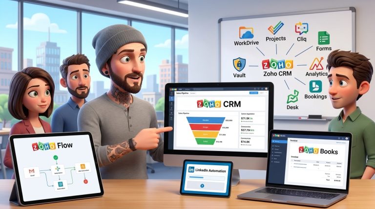 Mehr über den Artikel erfahren Zoho CRM, Flow und externe KI-APIs für Lead-Management integrieren – Tutorial