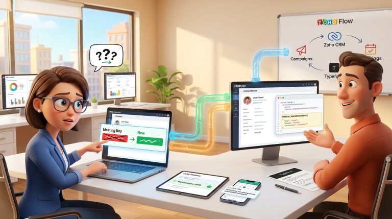 Mehr über den Artikel erfahren Zoho Campaigns, CRM und Webinar: Fehlererkennung und Follow-up-Prozess automatisieren