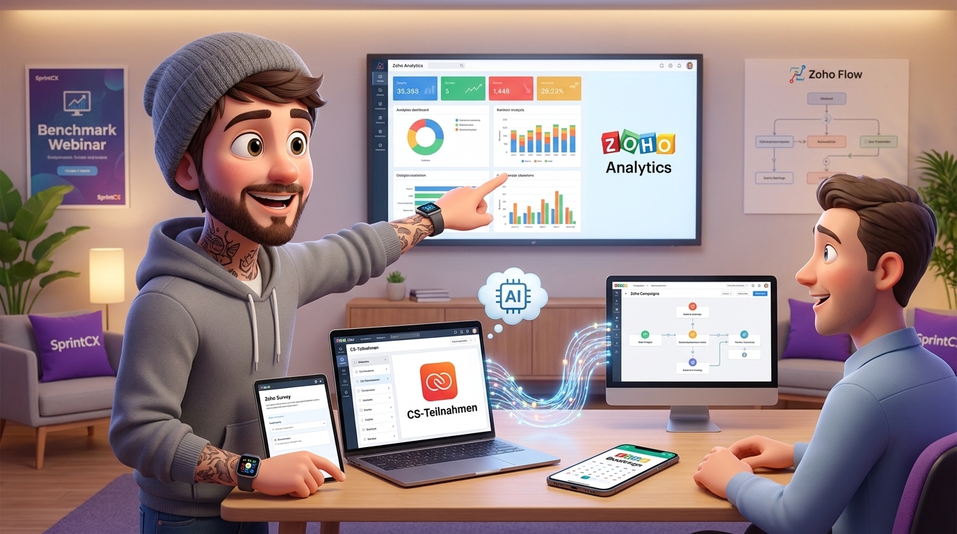 Du betrachtest gerade Zoho CRM, Survey, Campaigns und OpenAI API: Automatisierter Customer Success Review-Prozess