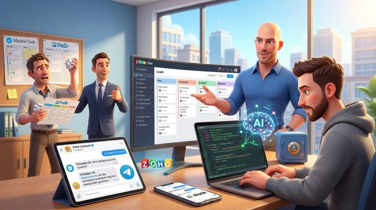 Mehr über den Artikel erfahren Zoho CRM, Deluge und OpenAI API für KI-gestütztes Lead-Management Tutorial