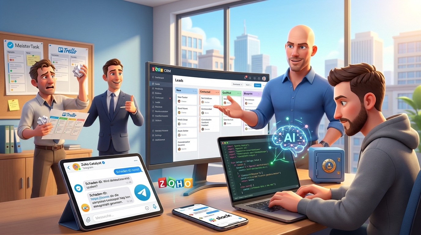 Du betrachtest gerade Zoho CRM, Deluge und OpenAI API für KI-gestütztes Lead-Management Tutorial