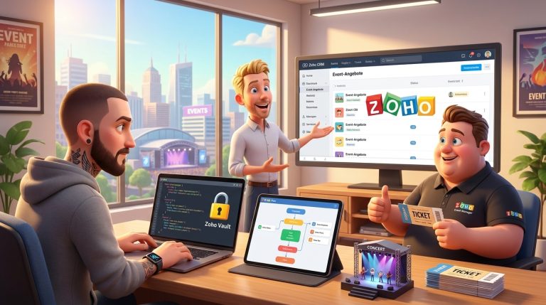 Mehr über den Artikel erfahren Zoho CRM, Zoho Flow und OpenAI API: Event-Ticketing-Integration und KI-gestützte Kommunikation automatisieren