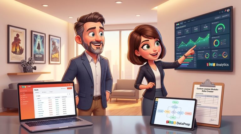Mehr über den Artikel erfahren Zoho CRM, Analytics und DataPrep für ROI-Prognosen im Lizenzmanagement – Tutorial