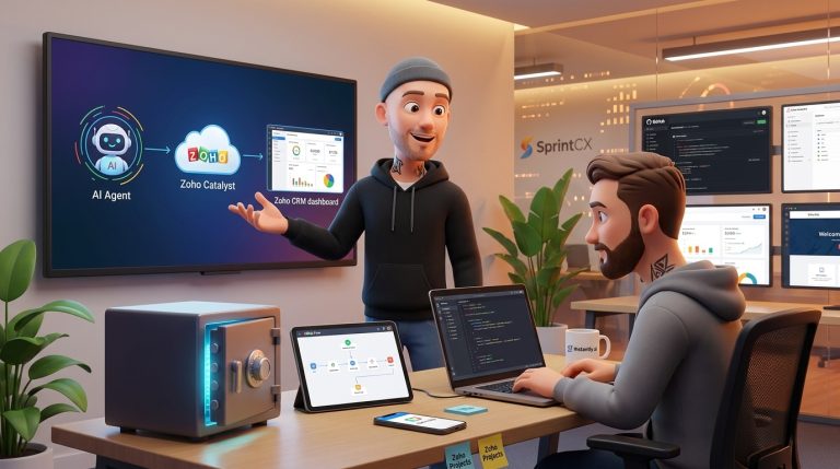 Mehr über den Artikel erfahren Zoho CRM, Zoho Catalyst und externe KI-Agenten: Datei-Upload-Integration Schritt für Schritt