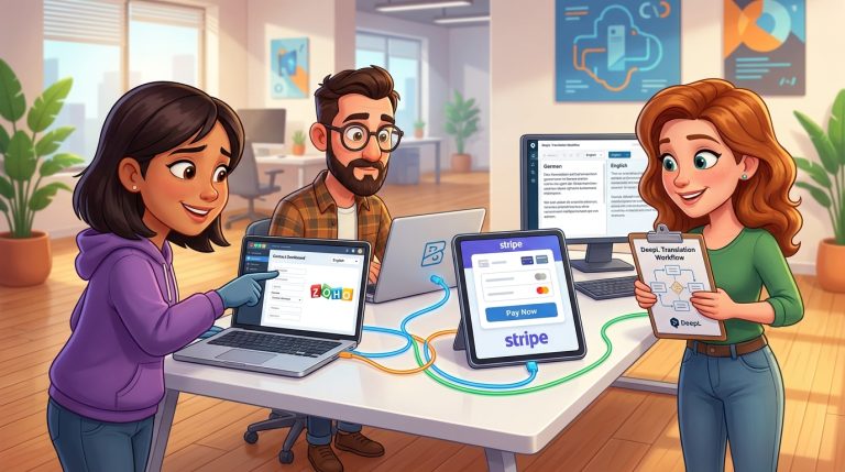 Mehr über den Artikel erfahren Zoho CRM, Zoho Books und DeepL API: Internationalisierung und Mehrsprachigkeit im Lead-Management Tutorial