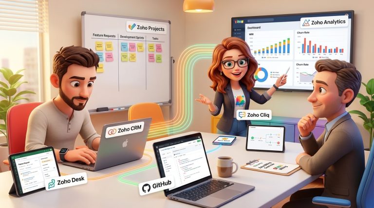 Mehr über den Artikel erfahren Zoho CRM, Zoho Analytics und externe API-Integration im Kunden-Dashboard-Tutorial