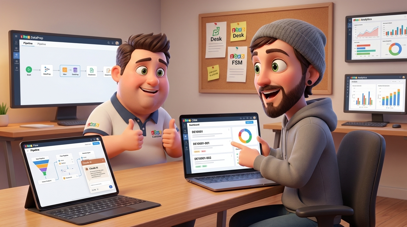 Du betrachtest gerade Zoho CRM, DataPrep und Claude API für automatisiertes Vertrags- und Lead-Management
