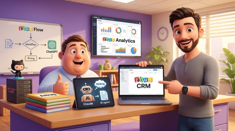 Mehr über den Artikel erfahren Zoho CRM, externe KI-Agenten und APIs für automatisierte PDF-Antragsverarbeitung