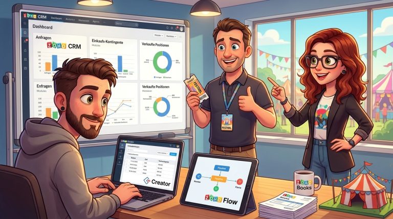 Mehr über den Artikel erfahren Zoho CRM, Zoho Creator und externe APIs für Event-Management integrieren: Tutorial zur Partneranbindung und Prozessautomatisierung