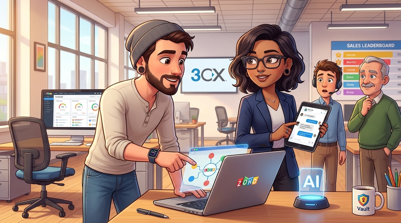 Du betrachtest gerade Zoho CRM, Cliq, 3CX und OpenAI API: Tutorial für KI-Assistenten und Telefonie-Integration