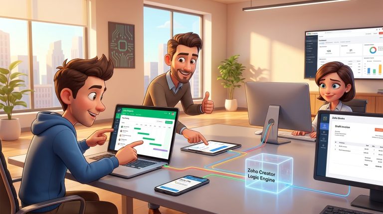 Mehr über den Artikel erfahren Zoho Projects, Books und CRM per API für Abrechnungs-Widget verbinden