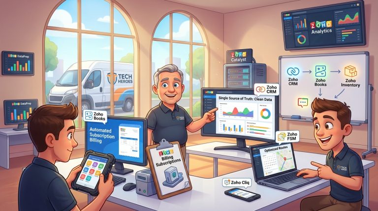 Mehr über den Artikel erfahren Zoho CRM, Creator und Books per API für mobiles Lager und Abonnement-Abrechnung integrieren