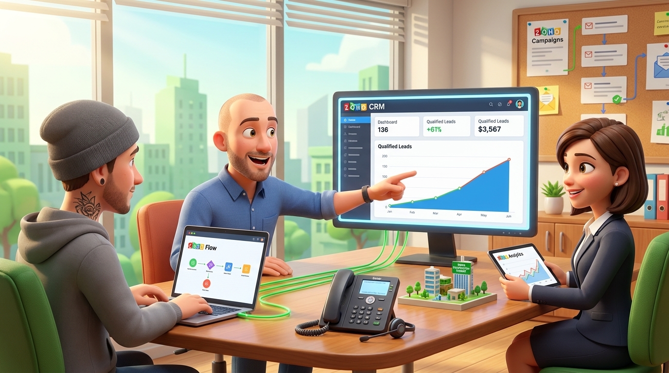 Du betrachtest gerade Zoho CRM, Deluge und externe APIs: Lead-Anreicherung im B2B-Tutorial