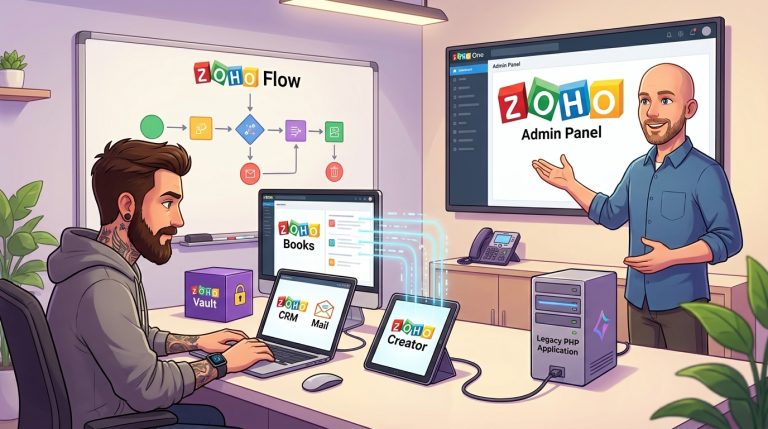Mehr über den Artikel erfahren Zoho CRM, Zoho Creator, API-Anbindungen: Tutorial zur Integration von Legacy-Systemen und VoIP-Prozessen