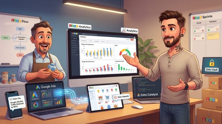 Mehr über den Artikel erfahren Tutorial: Zoho Catalyst und Google Ads API für Ads-Controlling und Bot-Erkennung
