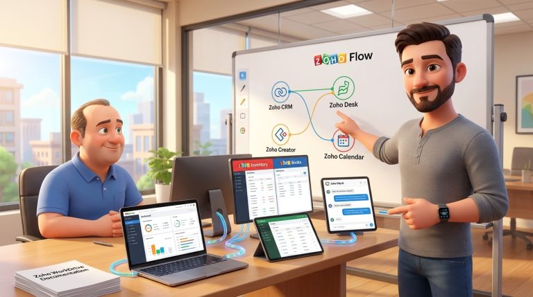 Mehr über den Artikel erfahren Zoho CRM, Desk und OpenAI API integrieren: Tutorial für Ticket-Eskalation und KI-basiertes Wissensmanagement